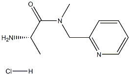 (S)-2-AMino-N-Methyl-N-pyridin-2-ylMethyl-propionaMide hydrochloride Struktur