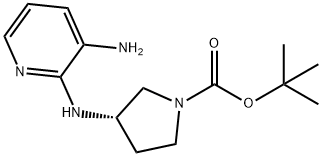 (S)-3-(3-AMino-pyridin-2-ylaMino)-pyrrolidine-1-carboxylic acid tert-butyl ester Struktur