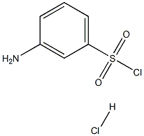 3-AMino-benzenesulfonyl chloride hydrochloride Struktur