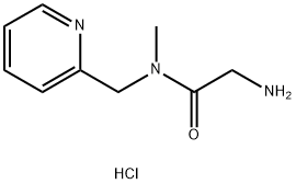 2-AMino-N-Methyl-N-pyridin-2-ylMethyl-acetaMide hydrochloride Struktur