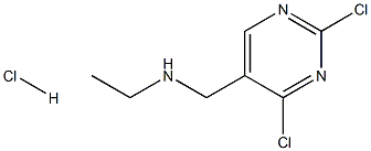 (2,4-Dichloro-pyriMidin-5-ylMethyl)-ethyl-aMine hydrochloride Struktur