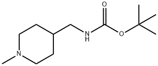 (1-Methyl-piperidin-4-ylMethyl)-carbaMic acid tert-butyl ester Struktur