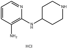 N2-(Piperidin-4-yl)pyridine-2,3-diaMine hydrochloride Struktur