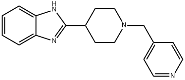 2-(1-Pyridin-4-ylMethyl-piperidin-4-yl)-1H-benzoiMidazole Struktur