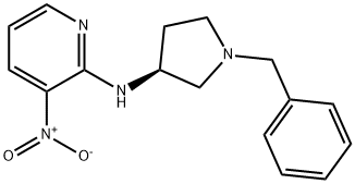 ((S)-1-Benzyl-pyrrolidin-3-yl)-(3-nitro-pyridin-2-yl)-aMine Struktur