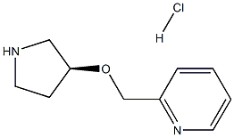 (S)-2-((pyrrolidin-3-yloxy)Methyl)pyridine hydrochloride Struktur