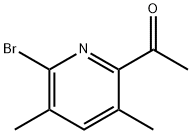 1-(6-BroMo-3,5-diMethylpyridin-2-yl)ethanone Struktur