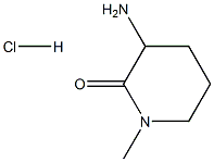 3-AMino-1-Methylpiperidin-2-one hydrochloride Struktur