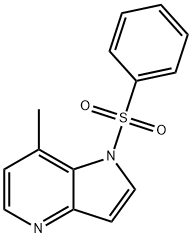 7-Methyl-1-(phenylsulfonyl)-4-azaindole Struktur