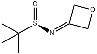 2-Methyl-N-(oxetan-3-ylidene)propane-2-sulfinaMide Struktur