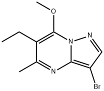 3-BroMo-6-ethyl-7-Methoxy-5-Methylpyrazolo[1,5-a]pyriMidine Struktur