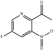 1-(5-fluoro-3-nitropyridin-2-yl)ethanone Struktur