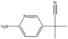 2-(6-AMinopyridin-3-yl)-2-Methylpropanenitrile Struktur