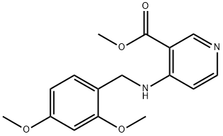 Methyl 4-((2,4-diMethoxybenzyl)aMino)nicotinate Struktur