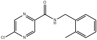 5-Chloro-N-(2-Methylbenzyl)pyrazine-2-carboxaMide Struktur