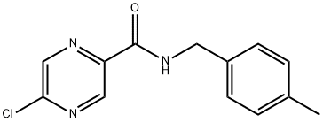 5-Chloro-N-(4-Methylbenzyl)pyrazine-2-carboxaMide Struktur