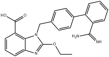 1-[[2'-(AMinoiMinoMethyl)[1,1'-biphenyl]-4-yl]Methyl]-2-ethoxy-1H-benziMidazole-7-carboxylic Acid