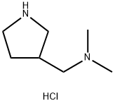 N,N-diMethyl-1-(pyrrolidin-3-yl)MethanaMine hydrochloride Struktur