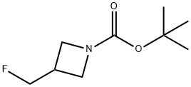 3-FluoroMethyl-azetidine-1-carboxylic acid tert-butyl ester Struktur