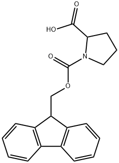 FMoc-DL-proline Struktur