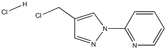 2-(4-(chloroMethyl)-1H-pyrazol-1-yl)pyridine hydrochloride Struktur