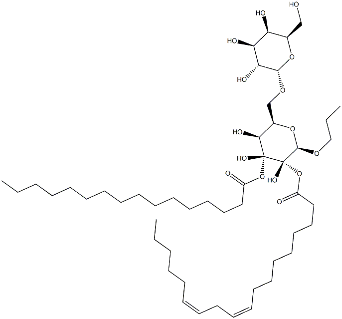 DIGALACTOSYLDIACYLGLYCEROL Struktur