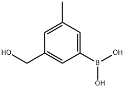 3-(HydroxyMethyl)-5-Methylphenylboronic Acid Struktur