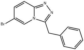 3-Benzyl-6-broMo-[1,2,4]triazolo[4,3-a]pyridine Struktur