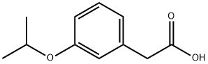 2-(3-Isopropoxyphenyl)acetic acid Struktur