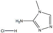 4-Methyl-4H-1,2,4-triazol-3-aMine hydrochloride Struktur