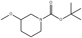 1-Boc-3-Methoxypiperidine Struktur