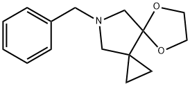 5,8-Dioxa-10-azadispiro[2.0.4.3]undecane, 10-(phenylMethyl)- Struktur