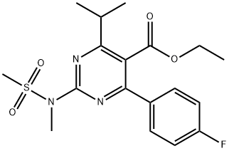 4-(4-Fluorophenyl)-6-isopropyl-2-[(Methanesulfonyl)MethylaMino]pyriMidine-5-carboxylic acid ethyl ester