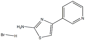 4-(3-pyridinyl)-2-Thiazolamine hydrobromide (1:1) Struktur