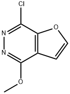 7-Chloro-4-Methoxyfuro[2,3-d]pyridazine Struktur