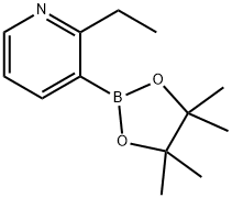 2-Ethylpyridine-3-boronic Acid Pinacol Ester Struktur