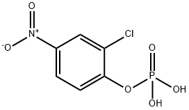 2-Chloro-4-nitrophenyl phosphate Struktur