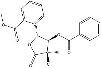 ((2R,3R,4R)-3-(benzoyloxy)-4-chloro-4-Methyl-5-oxotetrahydrofuran-2-yl)Methyl benzoate