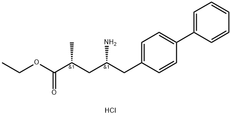 (2R,4S)-ethyl 5-([1,1'-biphenyl]-4-yl)-4-aMino-2-Methylpentanoate Structure