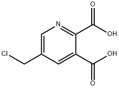 5-(ChloroMethyl)pyridine-2,3-dicarboxylic acid Struktur