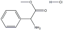 methyl 2-amino-2-phenylacetate hydrochloride Struktur