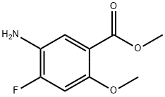 5-AMino-4-fluoro-2-Methoxy-benzoic acid Methyl ester Struktur