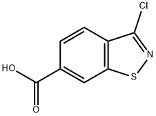 3-Chlorobenzo[d]isothiazole-6-carboxylic acid Struktur