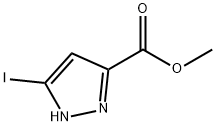 1H-Pyrazole-3-carboxylic acid, 5-iodo-, Methyl ester, 1533442-31-7, 結(jié)構(gòu)式