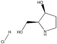 (2S,3S)- 3-hydroxy-2-PyrrolidineMethanol hydrochloride Struktur