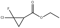 ethyl 2-chloro-2-fluorocyclopropanecarboxylate Struktur