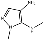 1H-Pyrazole-4,5-diamine,N5,1-dimethyl-(9CI) Struktur