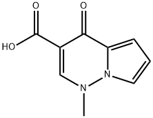 1,4-dihydro-1-Methyl-4-oxopyrrolo[1,2-b]pyridazine-3-carboxylic acid Struktur