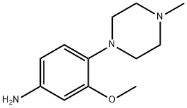 3-Methoxy-4-(4-Methylpiperazin-1-yl)aniline Struktur