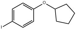 1-Cyclopentyloxy-4-iodo-benzene Struktur